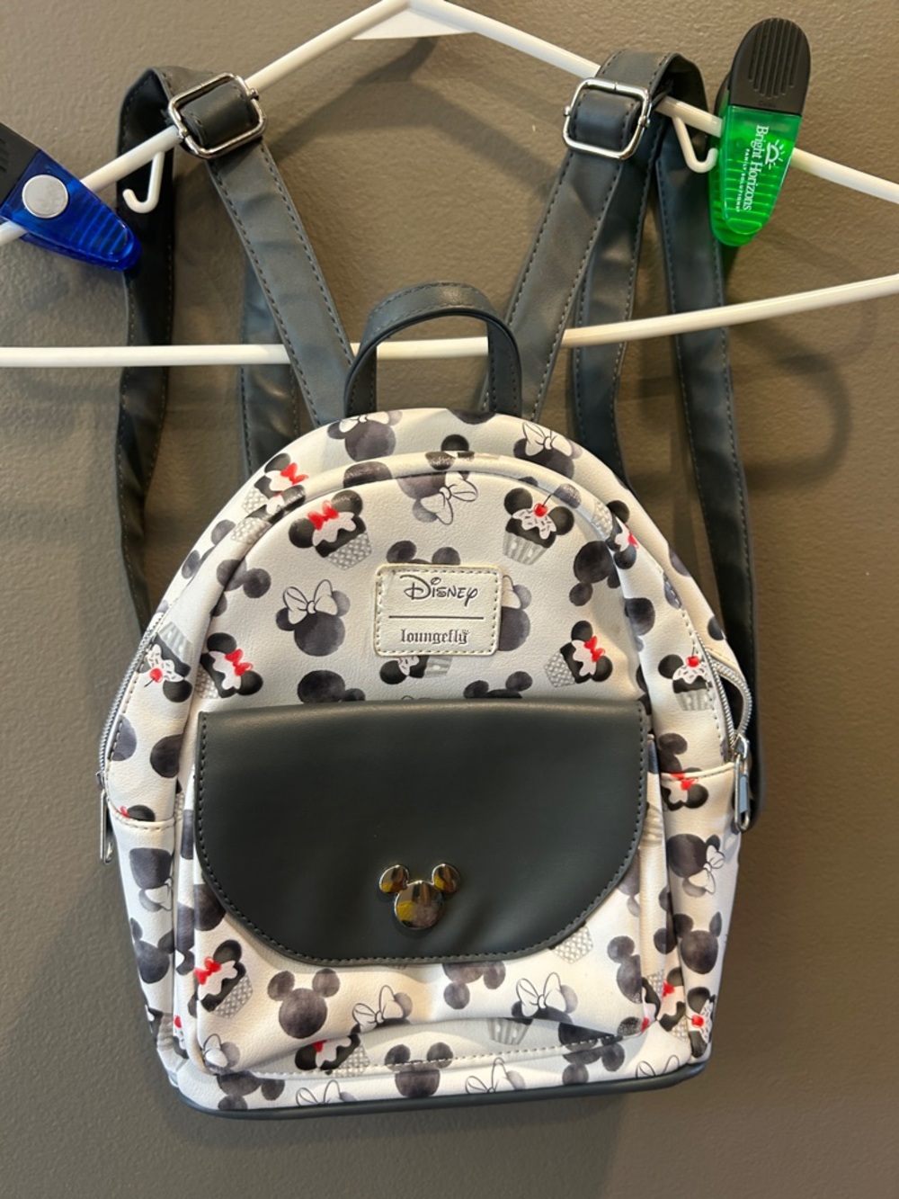 Disney Loungefly Mickey Minnie cupcake backpack